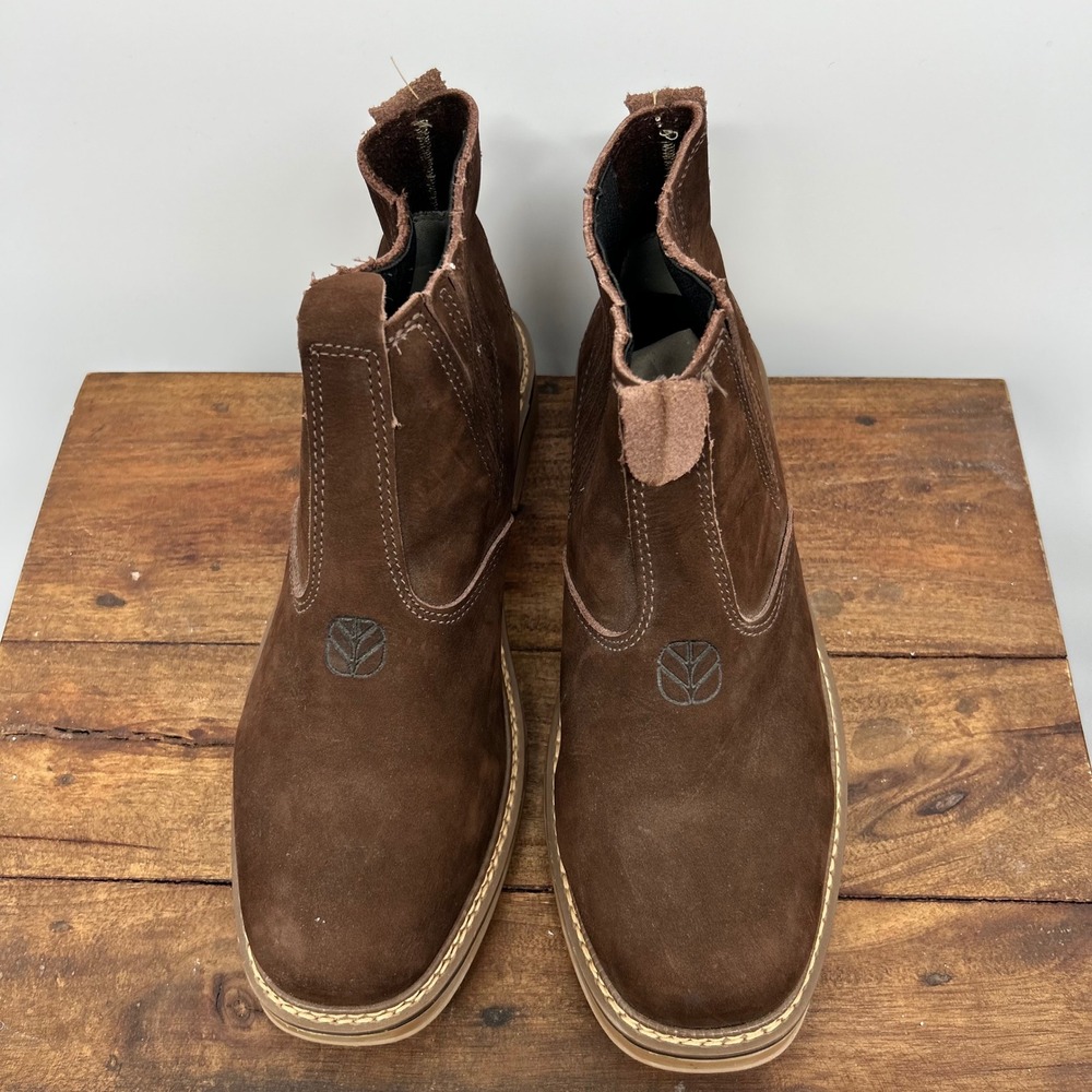 New Holland Agriculture Mens Brown Suede Chelsea Boots Size EUR 42 BRA 40